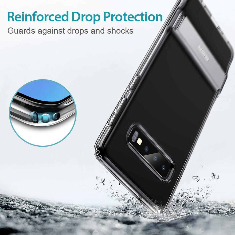 ESR Business Phone Case for Samsung S10 e S10 S10 Plus with Metal Kickstand (Shockproof)