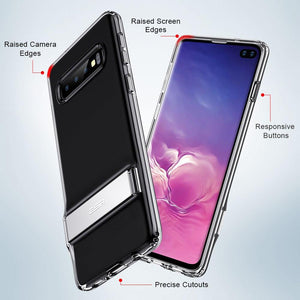 ESR Business Phone Case for Samsung S10 e S10 S10 Plus with Metal Kickstand (Shockproof)